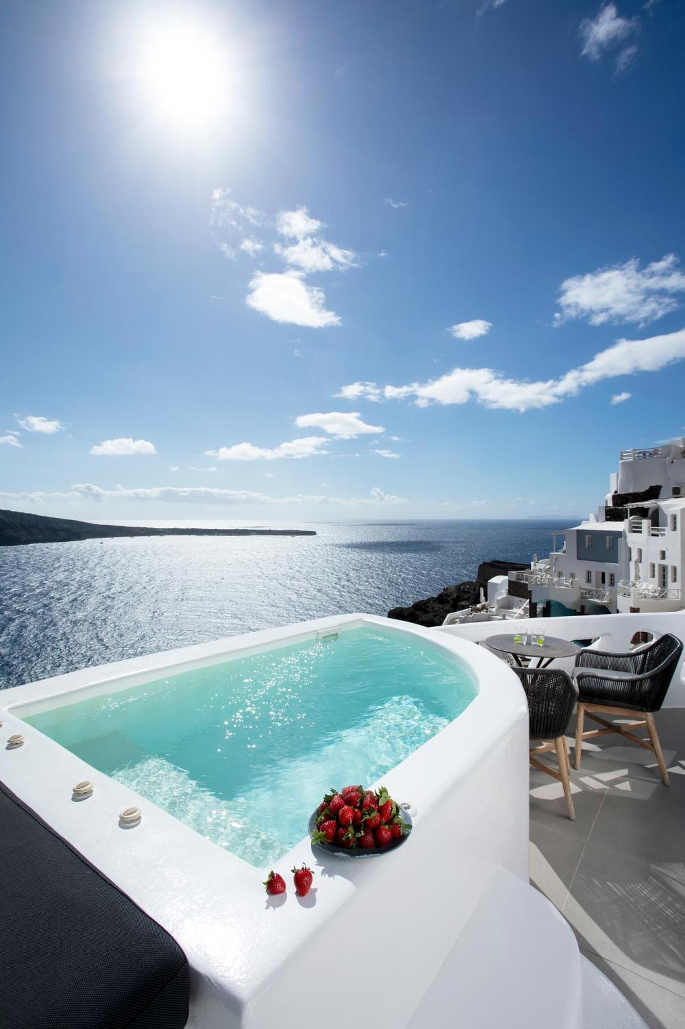 Oia Angle Cavehouse Villa Luaran gambar