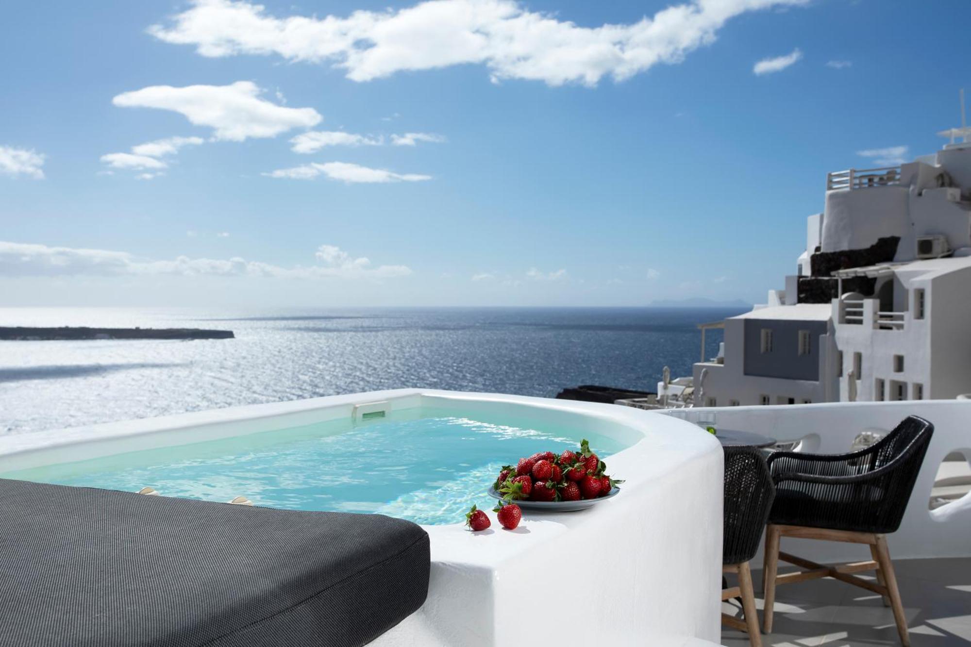 Oia Angle Cavehouse Villa Luaran gambar