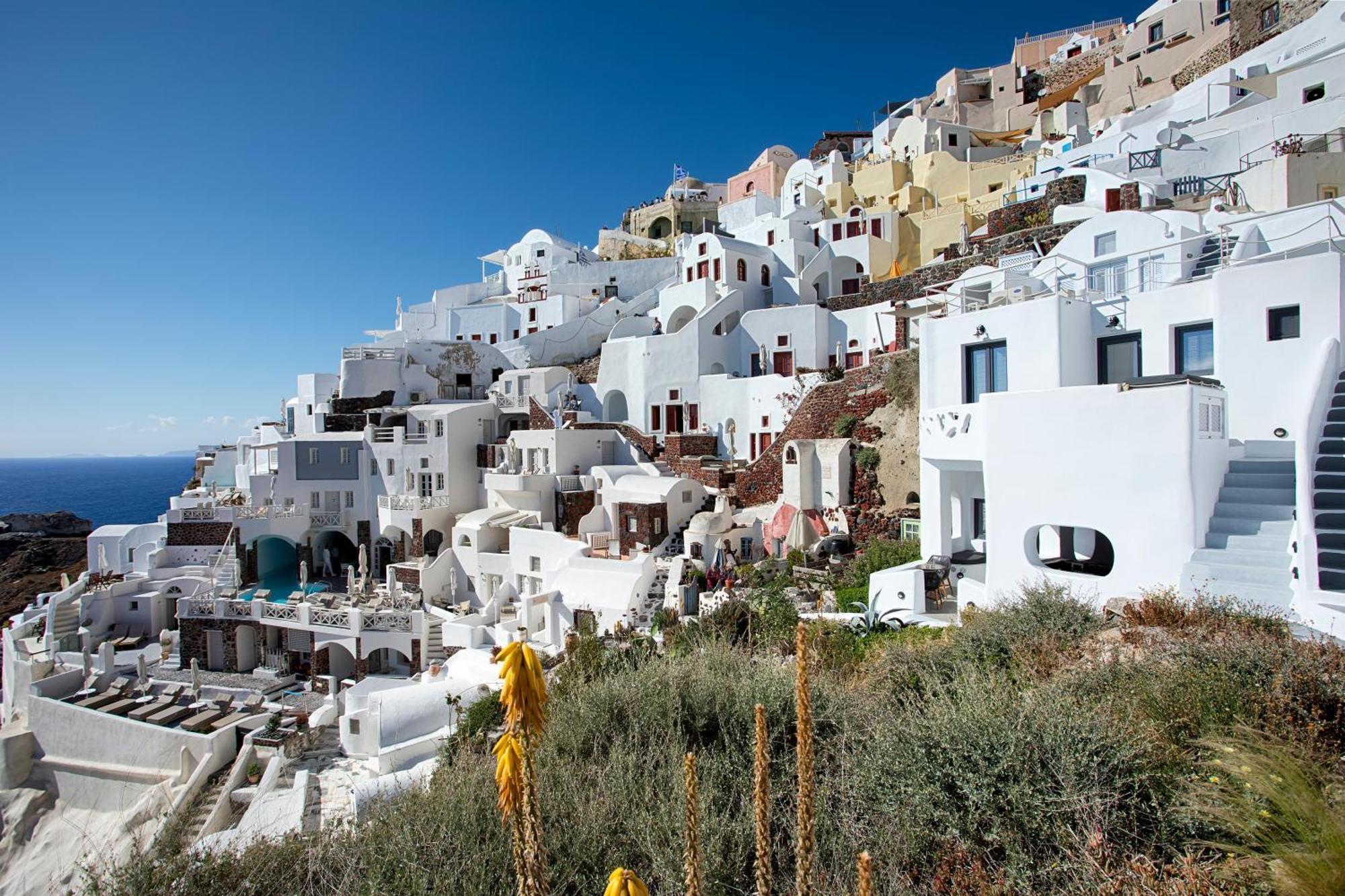 Oia Angle Cavehouse Villa Luaran gambar